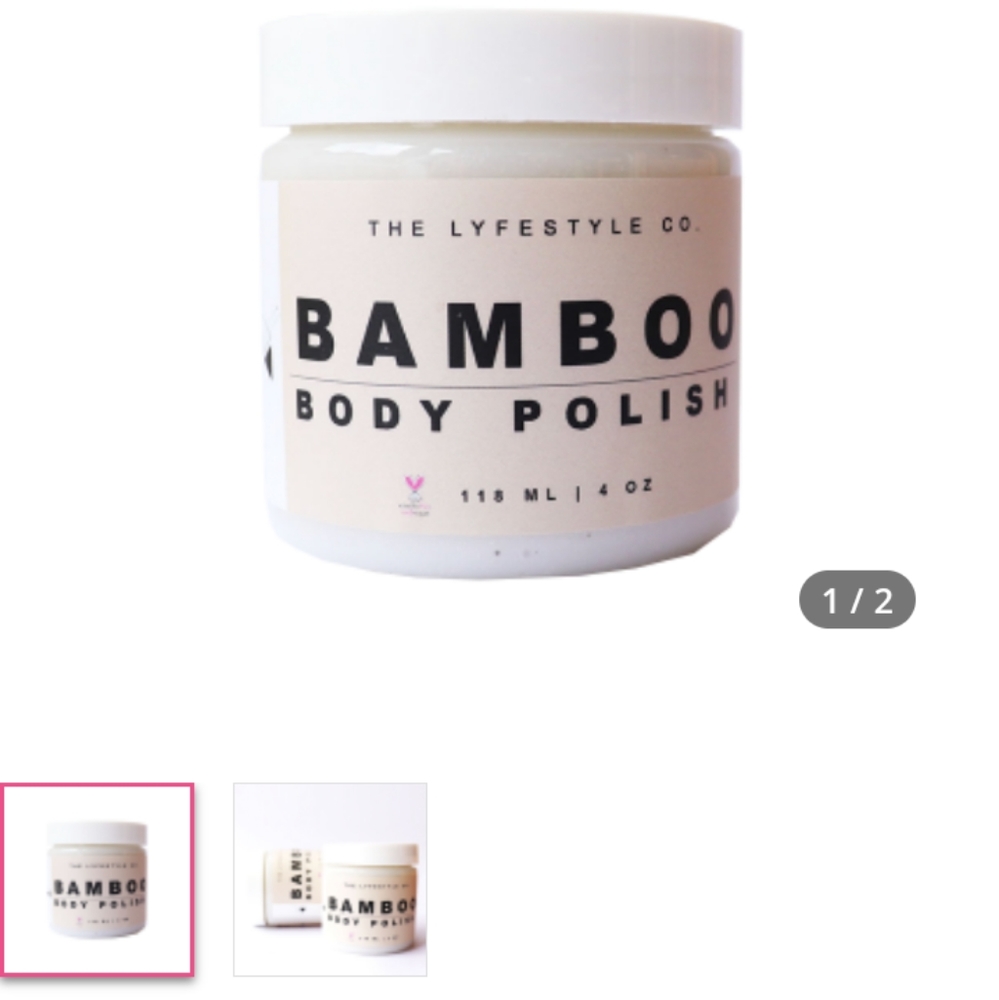 Bamboo body polish new